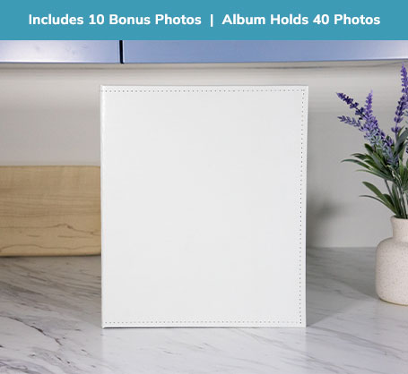 8x10 White Photo Album