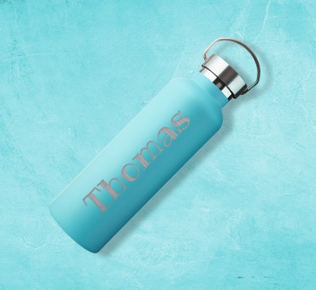 750ml Teal Personalized Bottle 