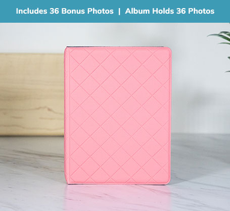 4x6 Pink Diamond Photo Album